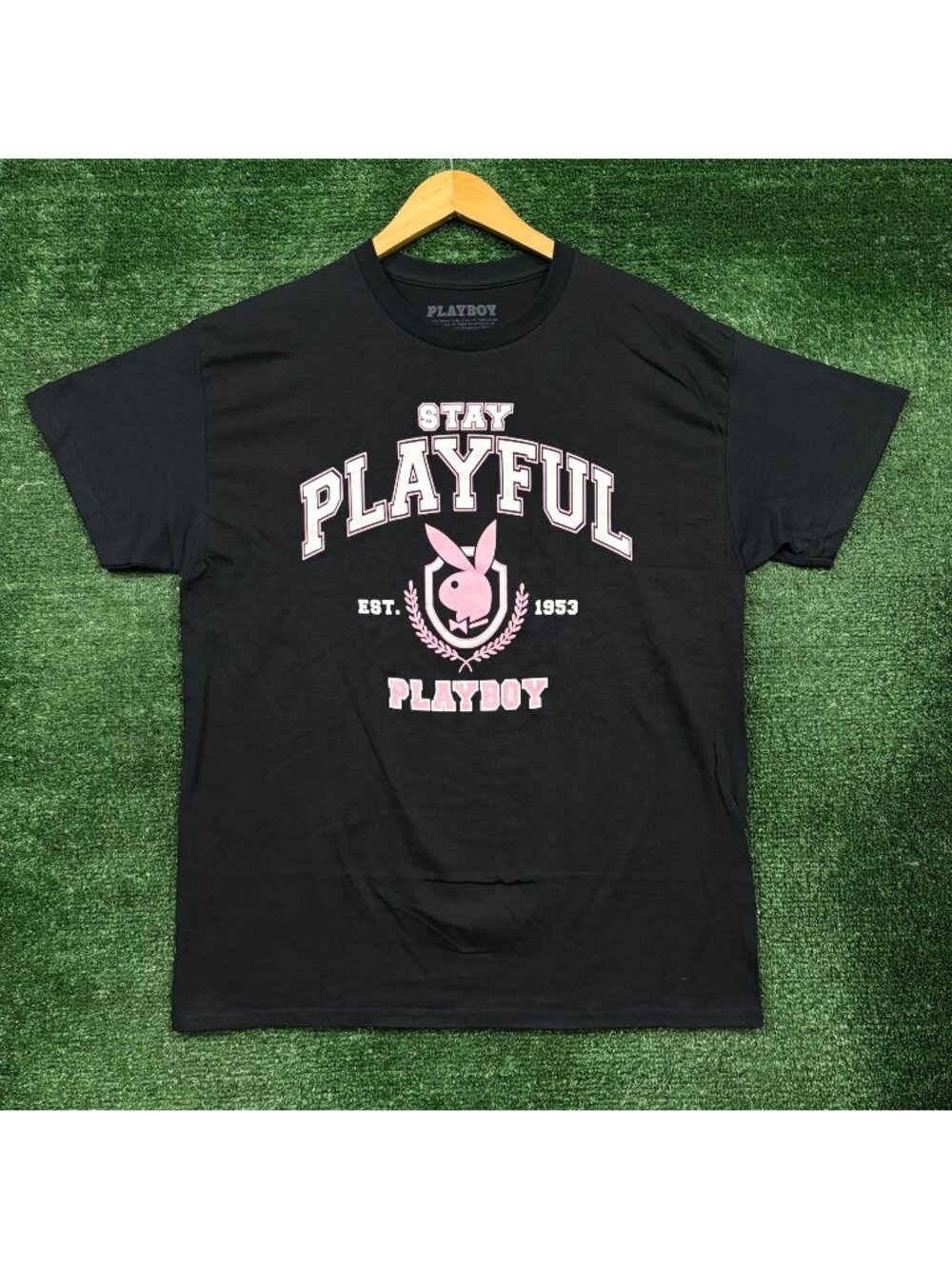 Playboy StayPlayful Logo T-Shirt Size Large